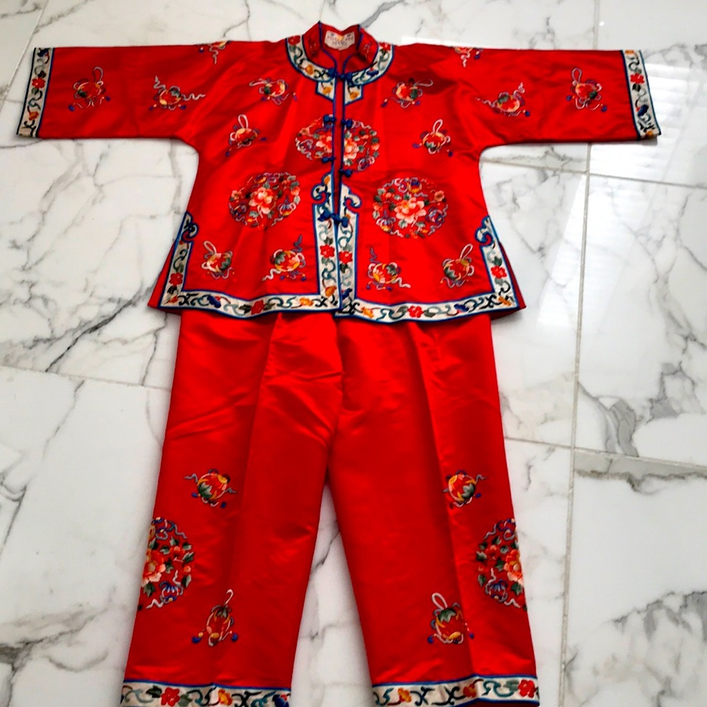 Vintage Child’s Chinese Jacket & Pants
